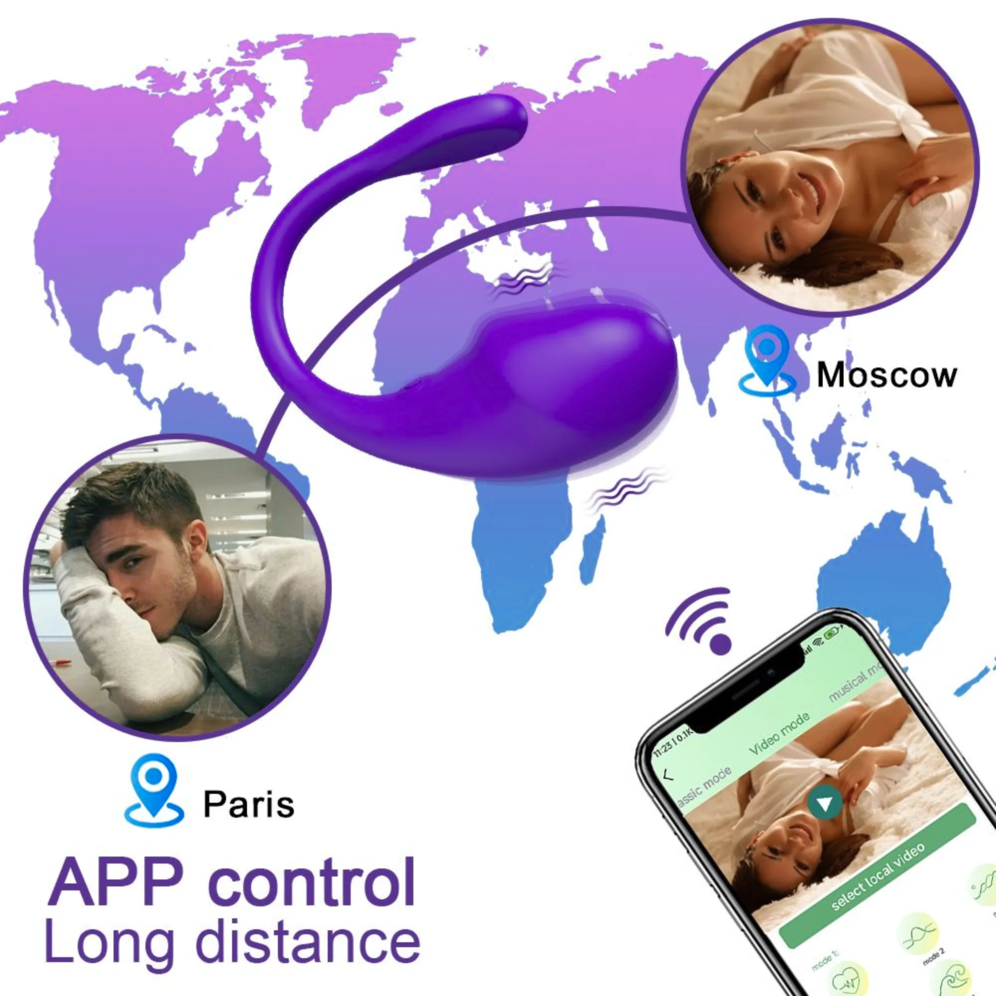 App Controlled Vibrating Egg - Perfect for Long-Distance Lovers! - Image 8