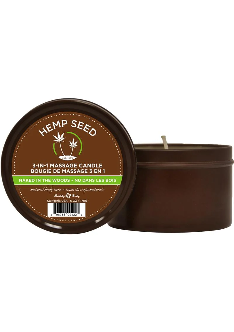 Earthly Body Hemp Seed 3 In 1 Massage Candle - Image 7