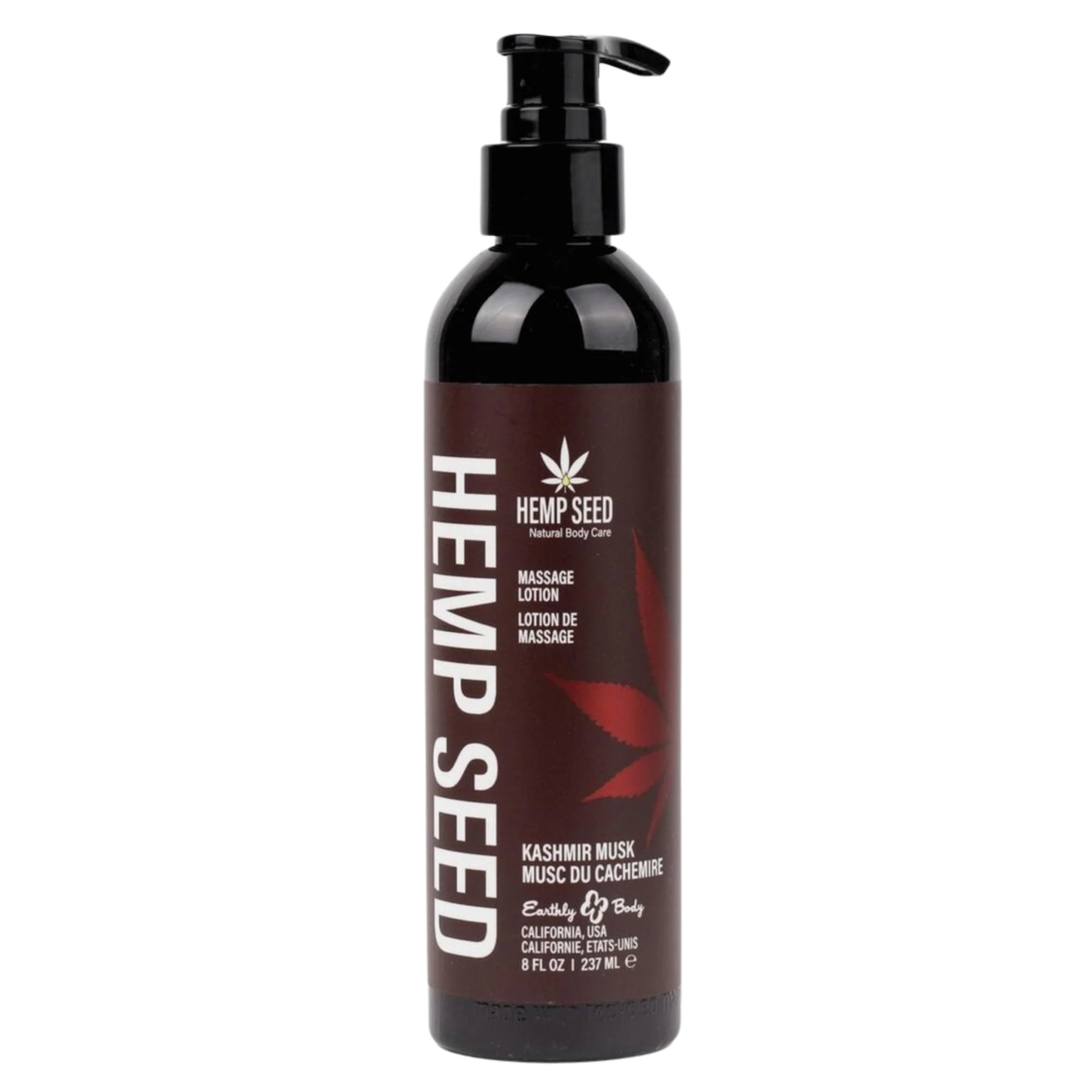 Earthly Body Hemp Seed Massage Lotion 8oz - Image 2