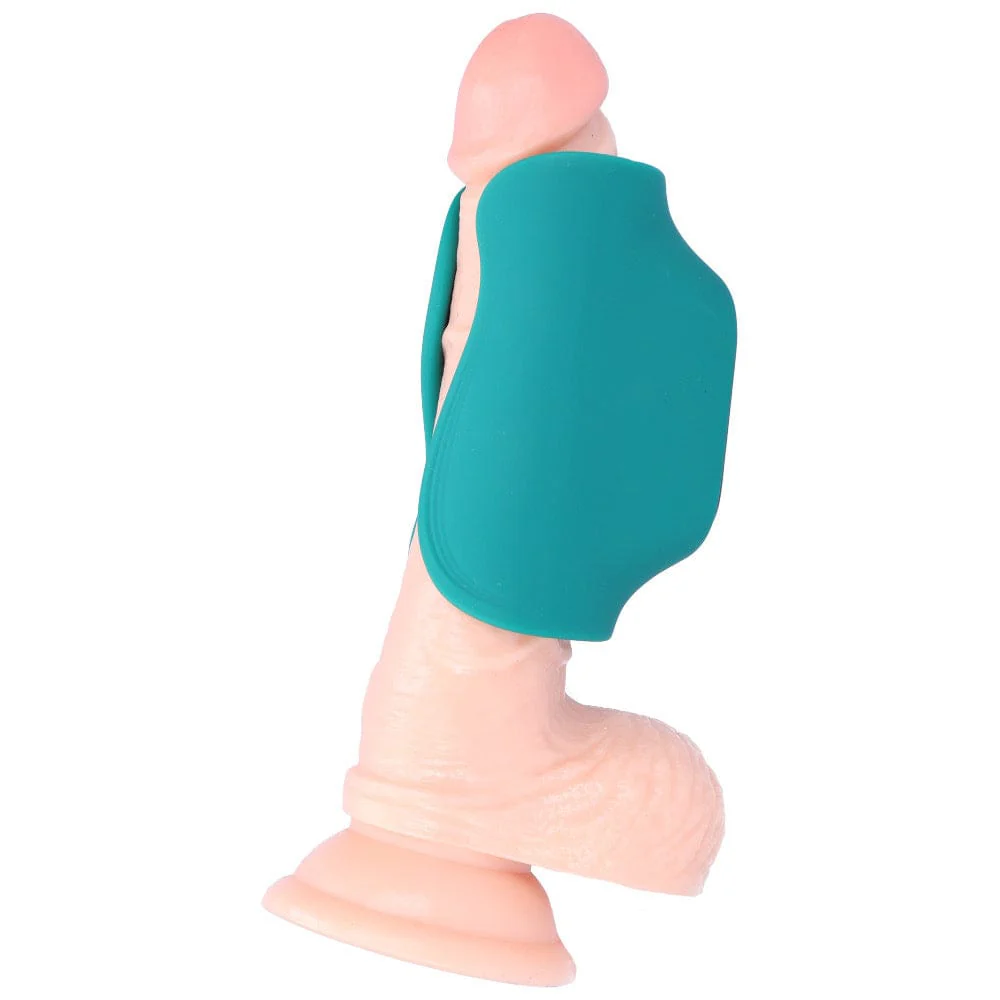 Vibrating Ribbed Silicone Penis Gripper Stroker | Rechargeable HJ & BJ Aide - Image 12