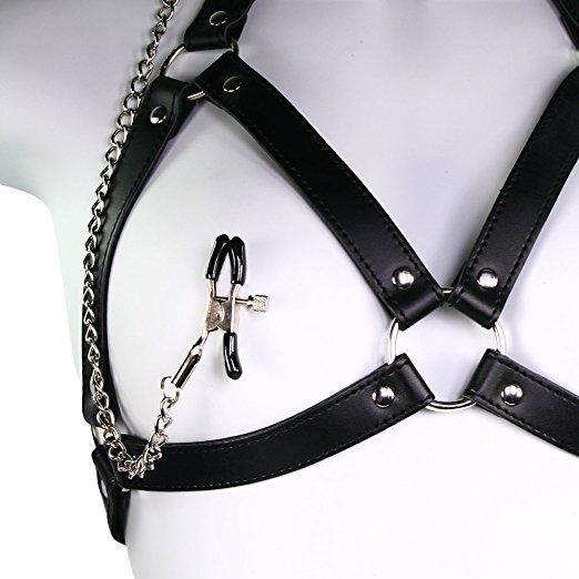 Harness with Gag & Nipple Clamps Set - Image 3