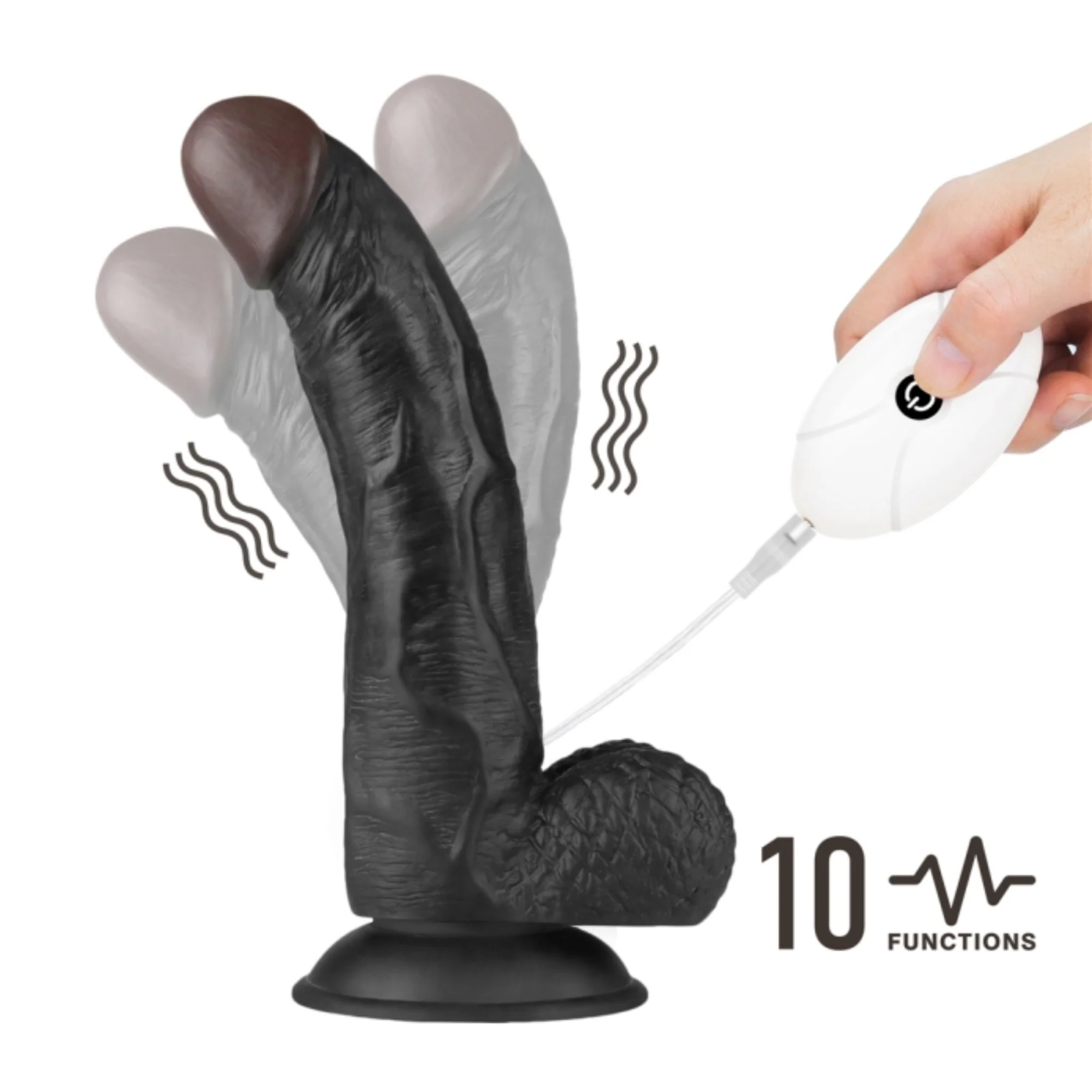 8.5 Inch Easy Strap-on Set - Vibrating Option Available! - Image 24