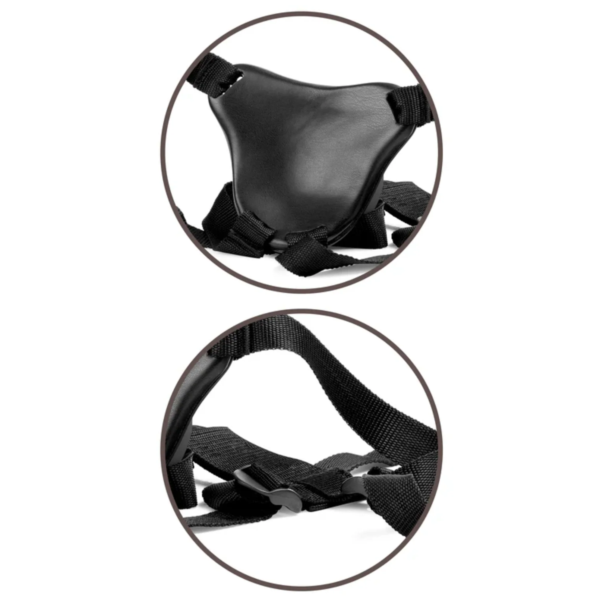 King Cock Deluxe Silicone Body Dock Strap-on Kit with Swinging Balls and 8" Dildo - Image 7
