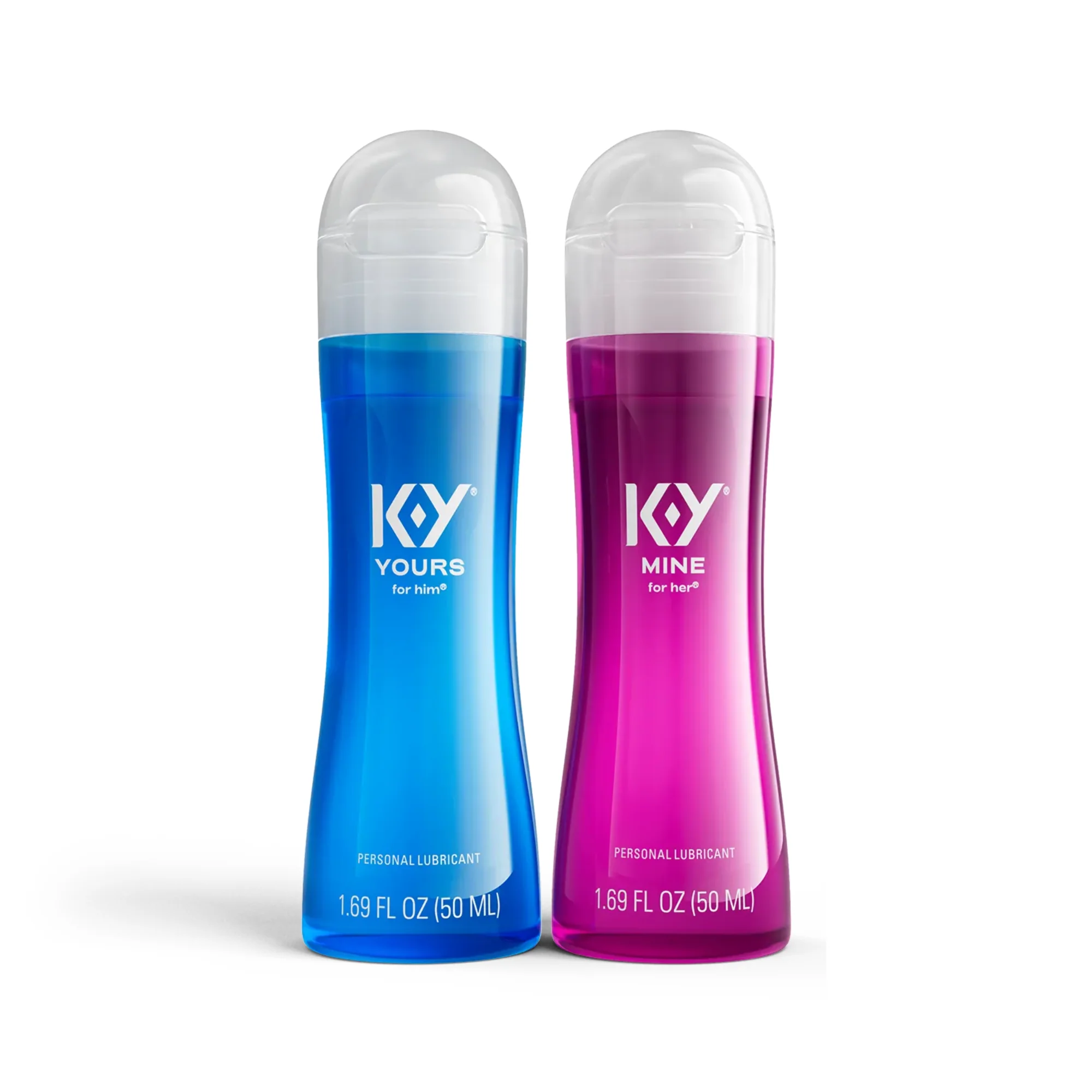 KY Yours and Mine Couples Lubricant Set - Warming for Him, Tingling for Her!