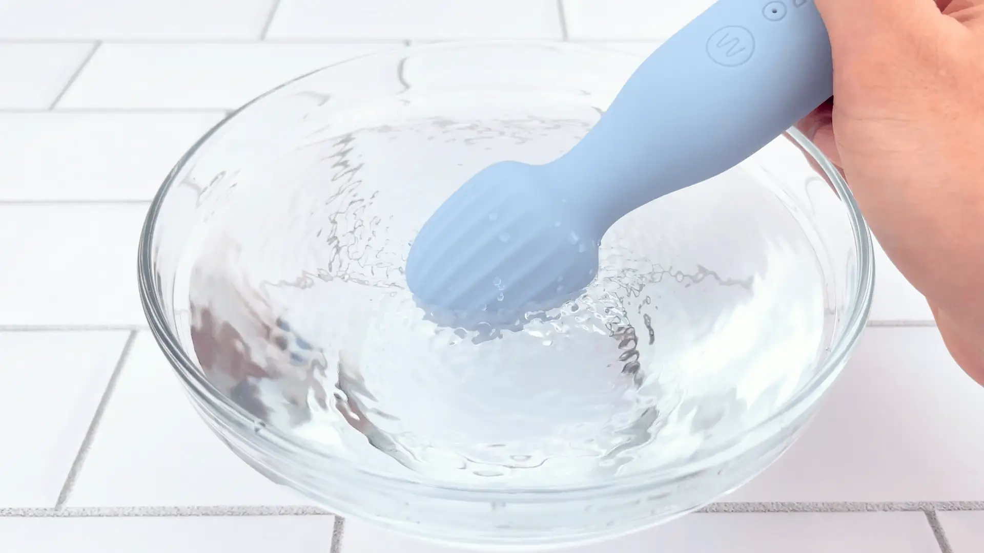 Mini Silicone Rechargeable Massage Wand - Image 4