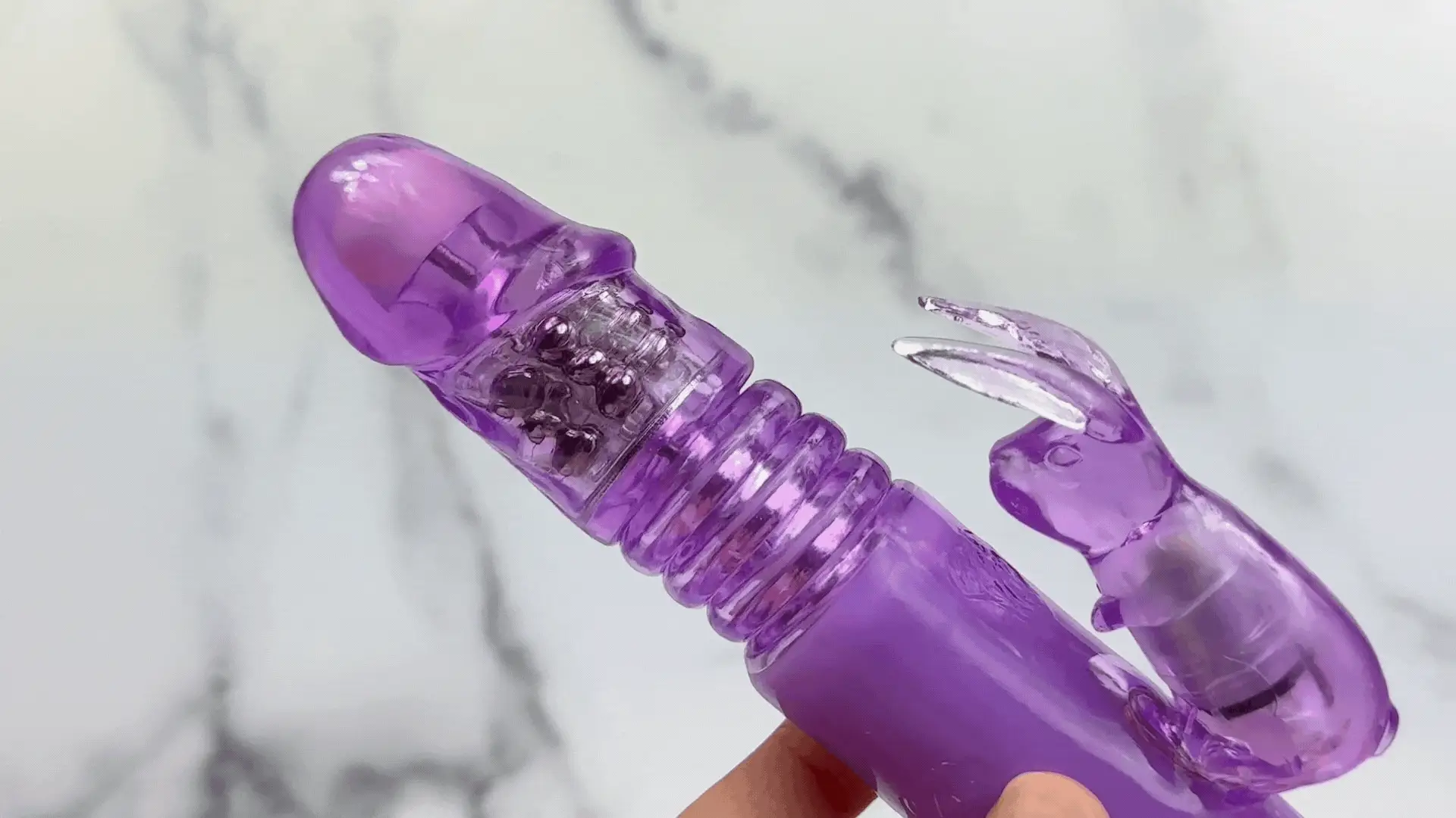 Thrusting Stroking Rabbit Vibrator - Image 4