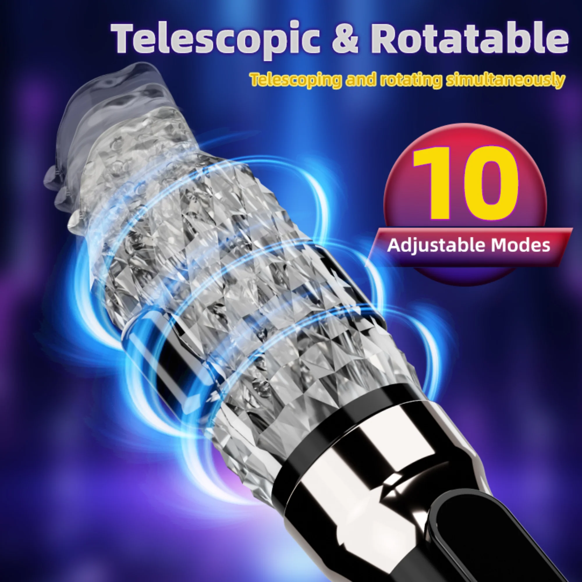Automatic Vibrating Male Masturbator - Licks, Thrusts, & Rotates Around Your Shaft! - Image 9