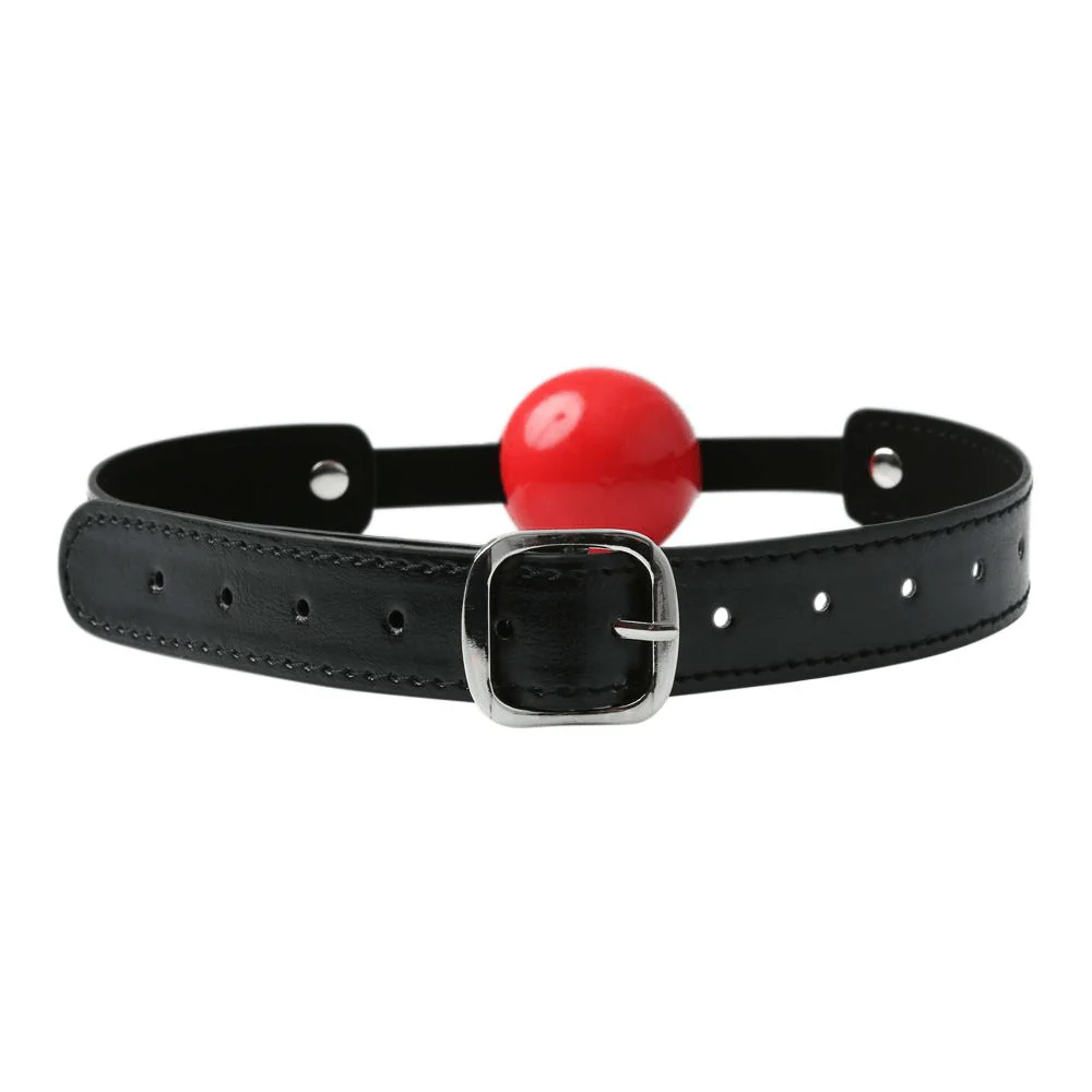 Sex And Mischief Solid Red Ball Gag - Image 2