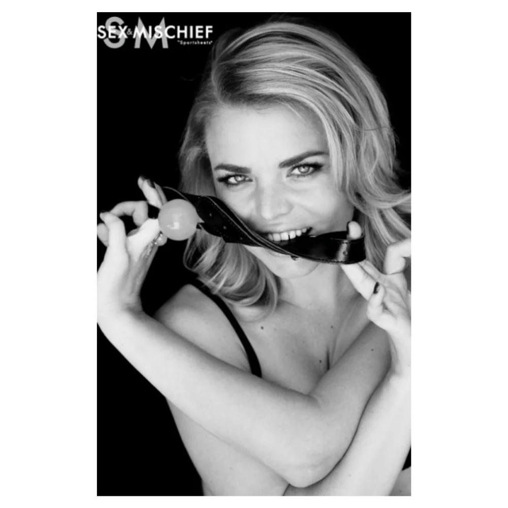 Sex And Mischief Solid Red Ball Gag - Image 4