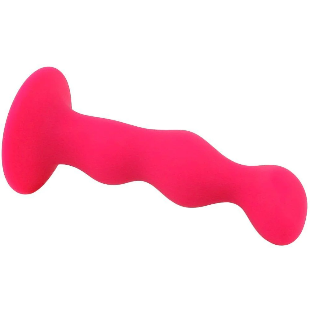 Bulbed Silicone Booty Love Anal Plug - Strong Suction Cup Base! - Image 3