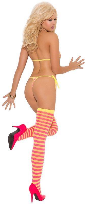 Striped 3 Piece Set - One Size Fits Most - Image 2