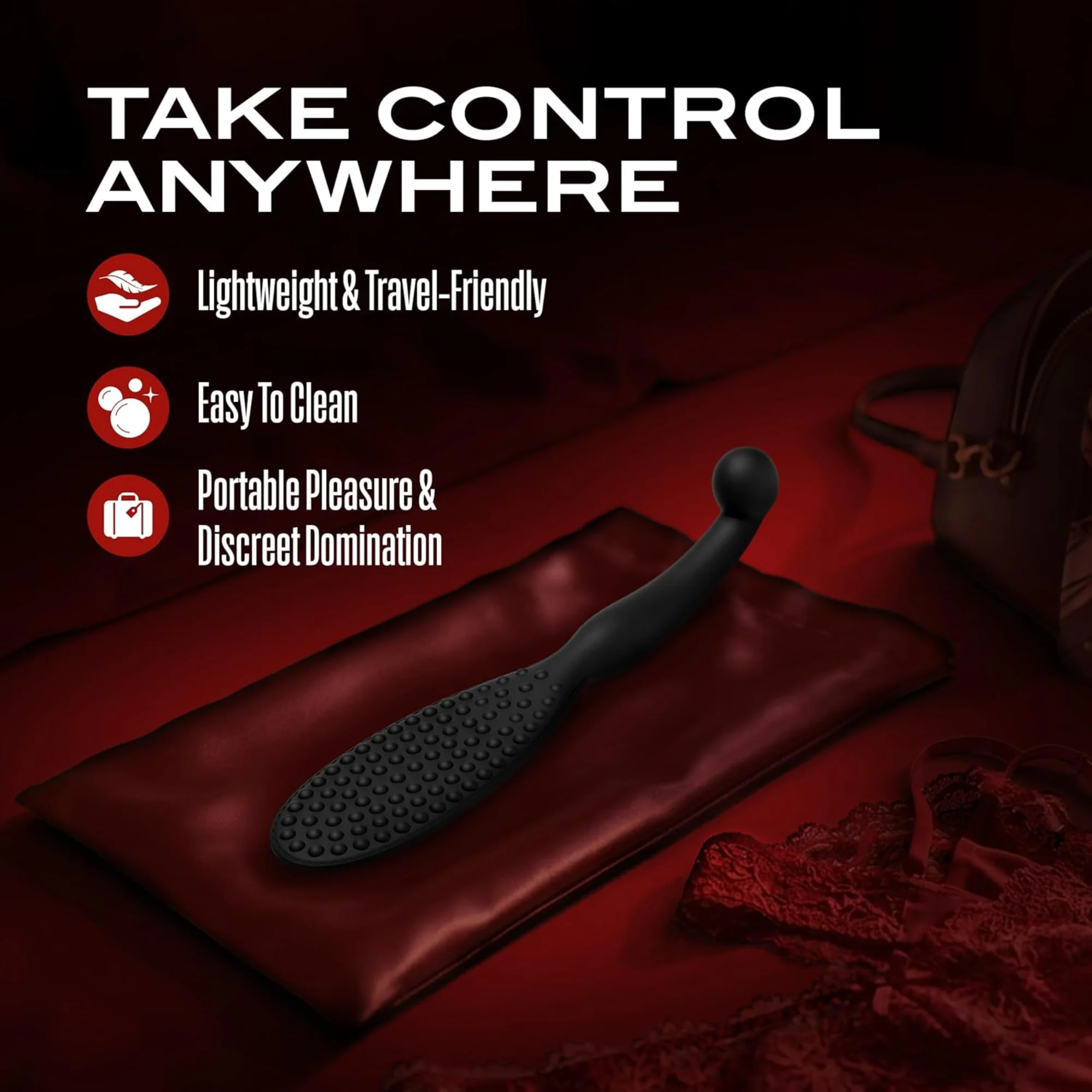 Temptasia Governess Paddle - Use The Handle As A G-Spot Dildo! - Image 3