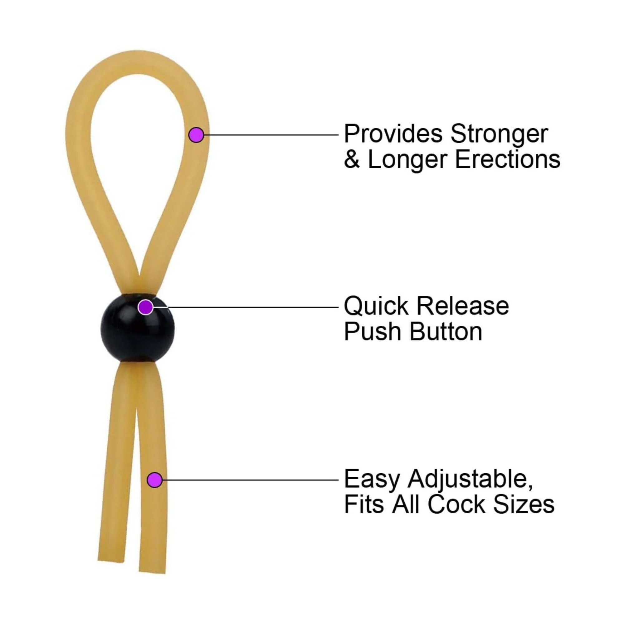 The Lasso Adjustable Cock Ring - Image 4