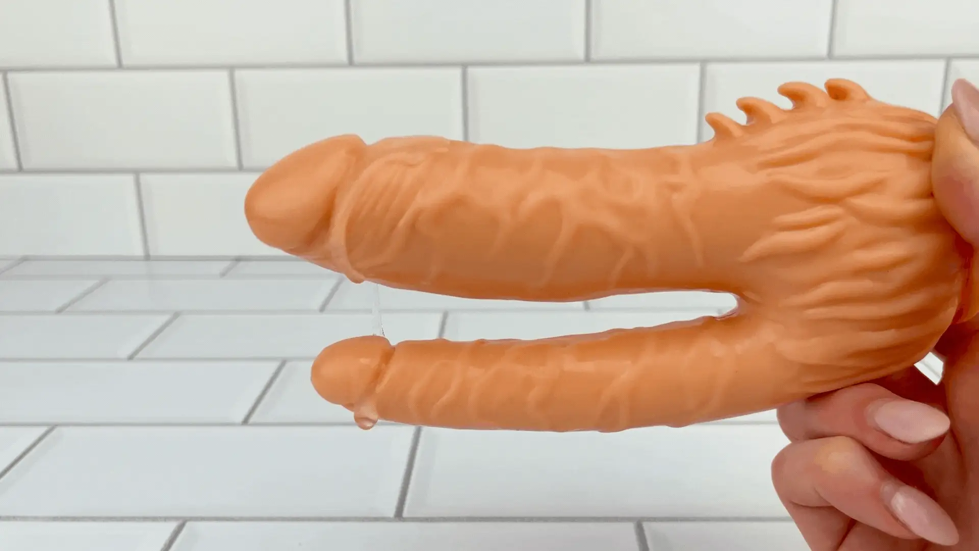 Clit Stimulating Dual Penetration Vibrating Dildo - Image 2