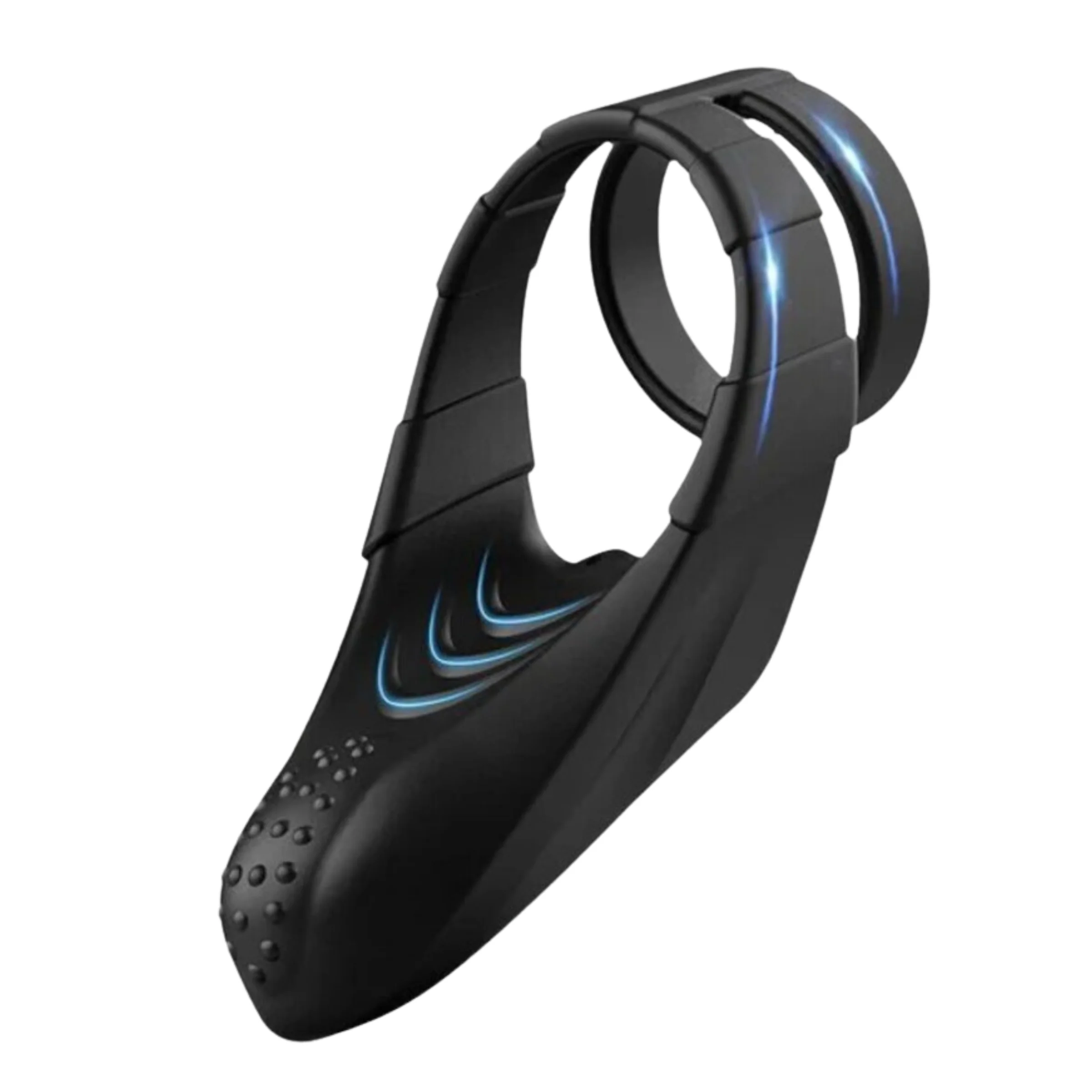 Sperm Locking Dual Cock Ring with Taint Teaser - Image 3