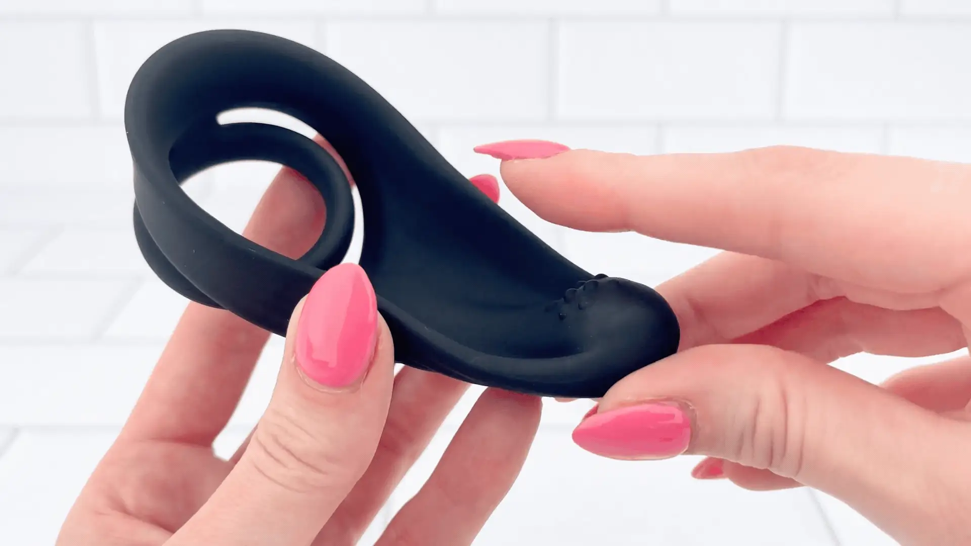 Sperm Locking Dual Cock Ring with Taint Teaser - Image 4
