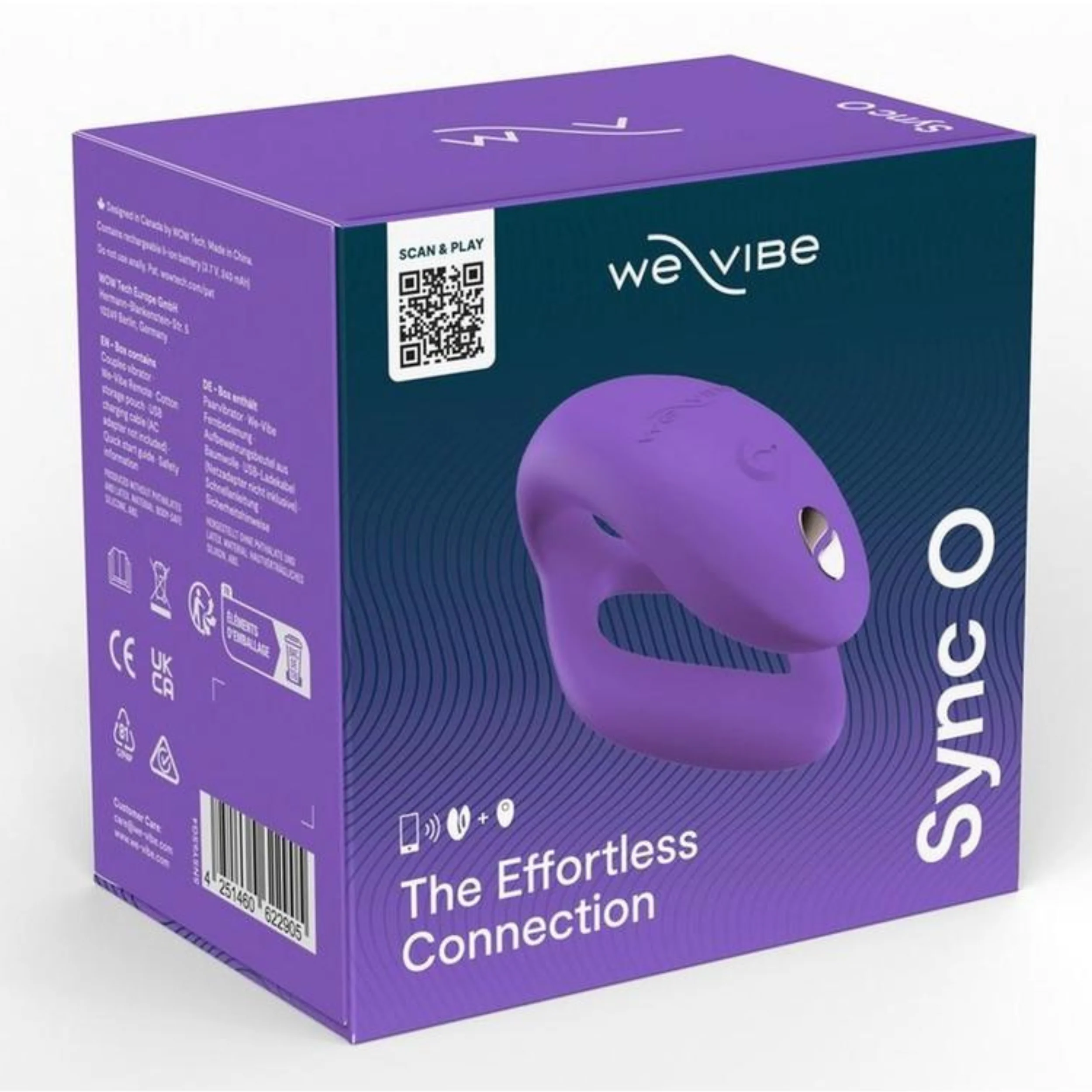 We-Vibe Sync O Rechargeable Silicone Couples Vibrator with Remote Control - Image 2